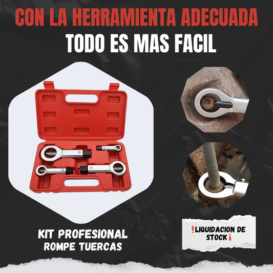 Kit Profesional Rompe Tuercas