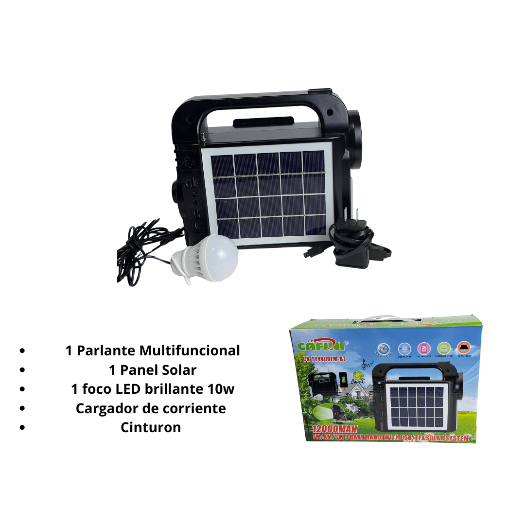 Parlante Multifuncional Solar