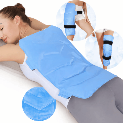 Compresa del gel frio - calor con anticongelante y correas ajustables